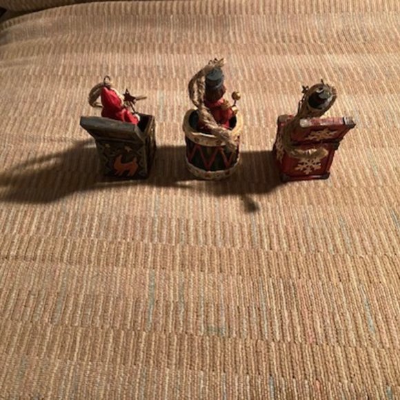 Miniature Hand-painted vintage Christmas ornaments NIB - Picture 3 of 14